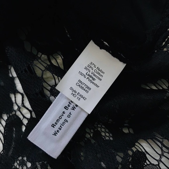 NWOT Madewell Lace Refined Tee Blouse short sleeve - Picture 8 of 8